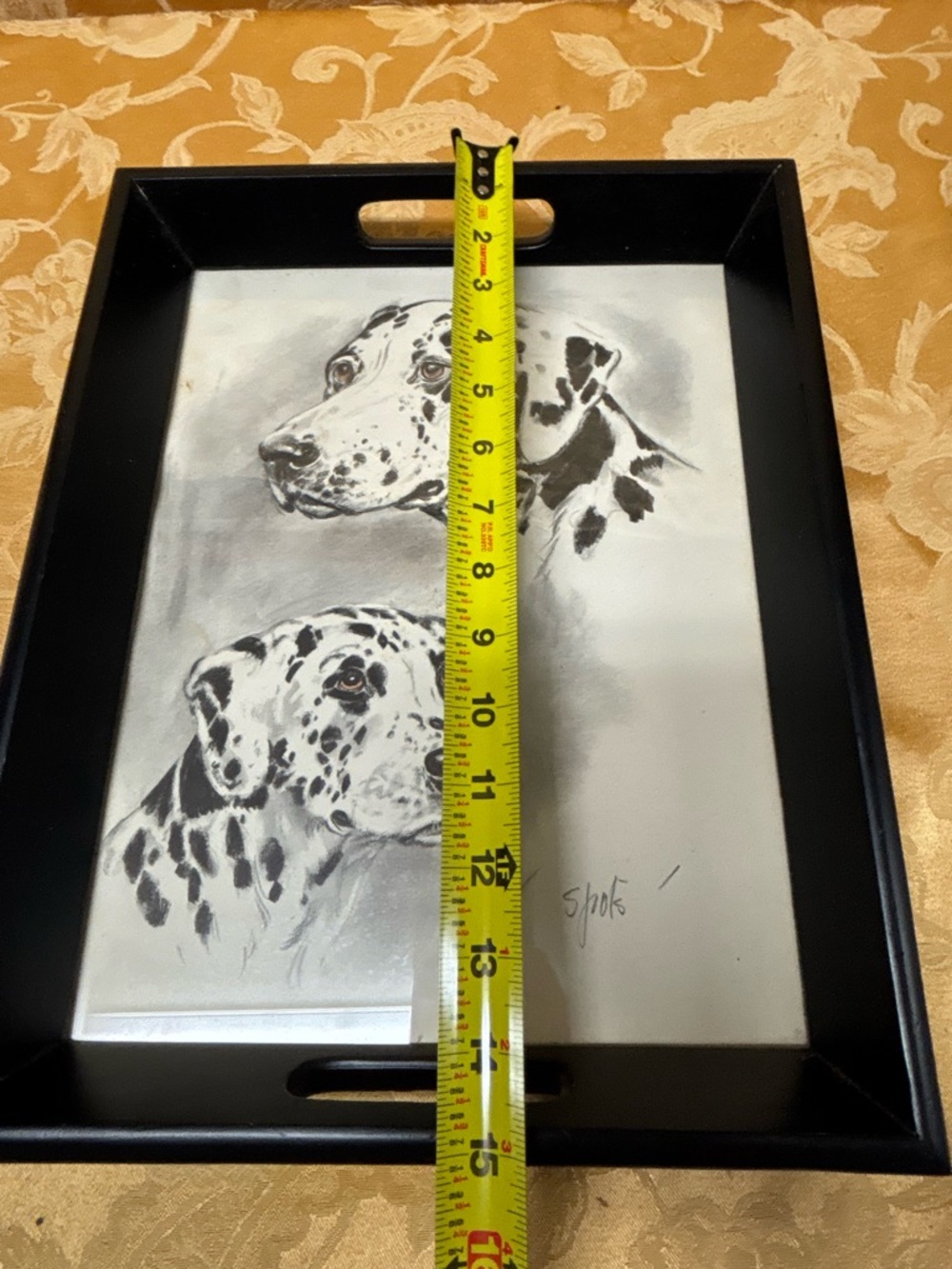 Picture Frame Tray Dalmations - Picture 5 of 6